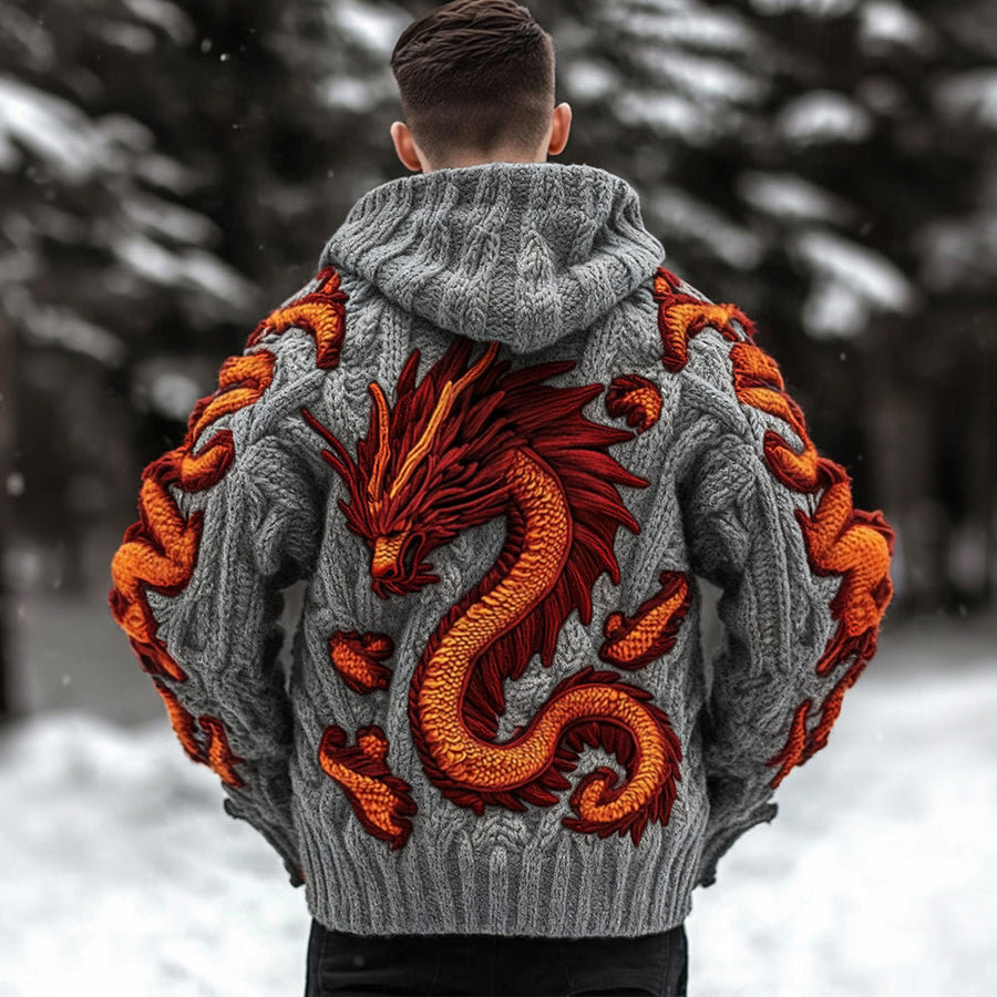 Textured Cable Sweater