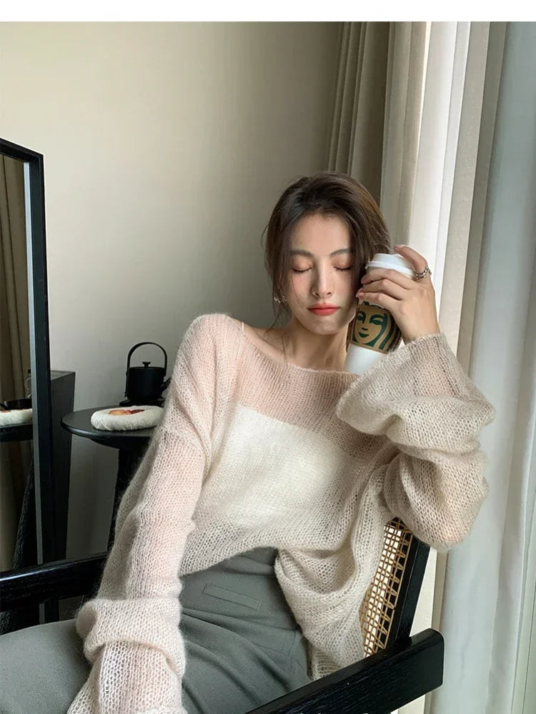 Textured Striped Sweater