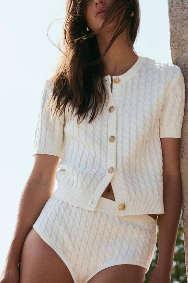 Weekend Cropped Sweater