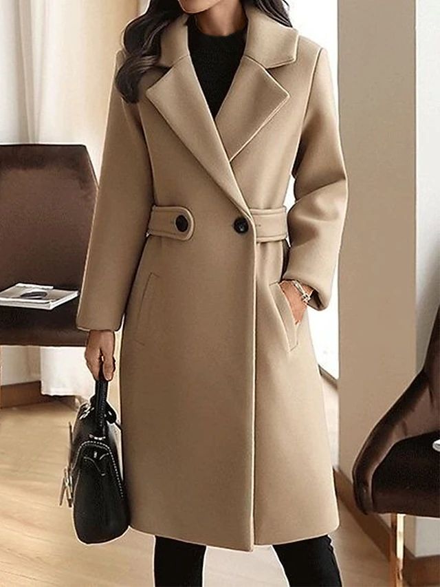 Layered Hooded Coat