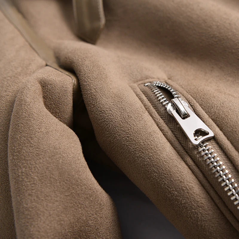 Layered Buttoned Coat