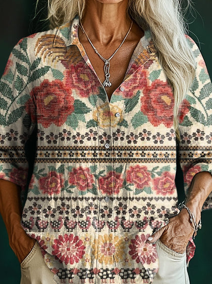 Relaxed Collared Shirt