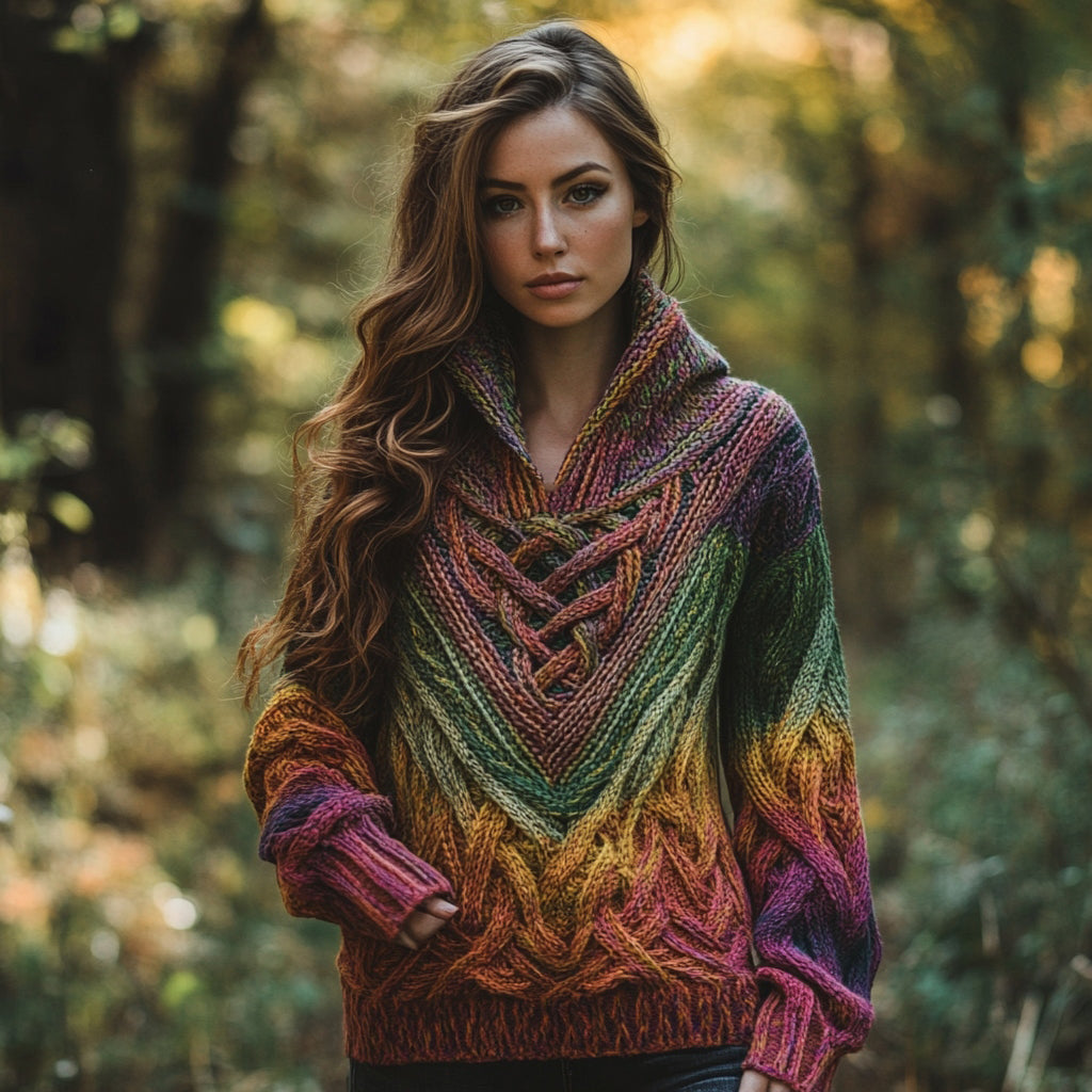 Relaxed Cable Sweater