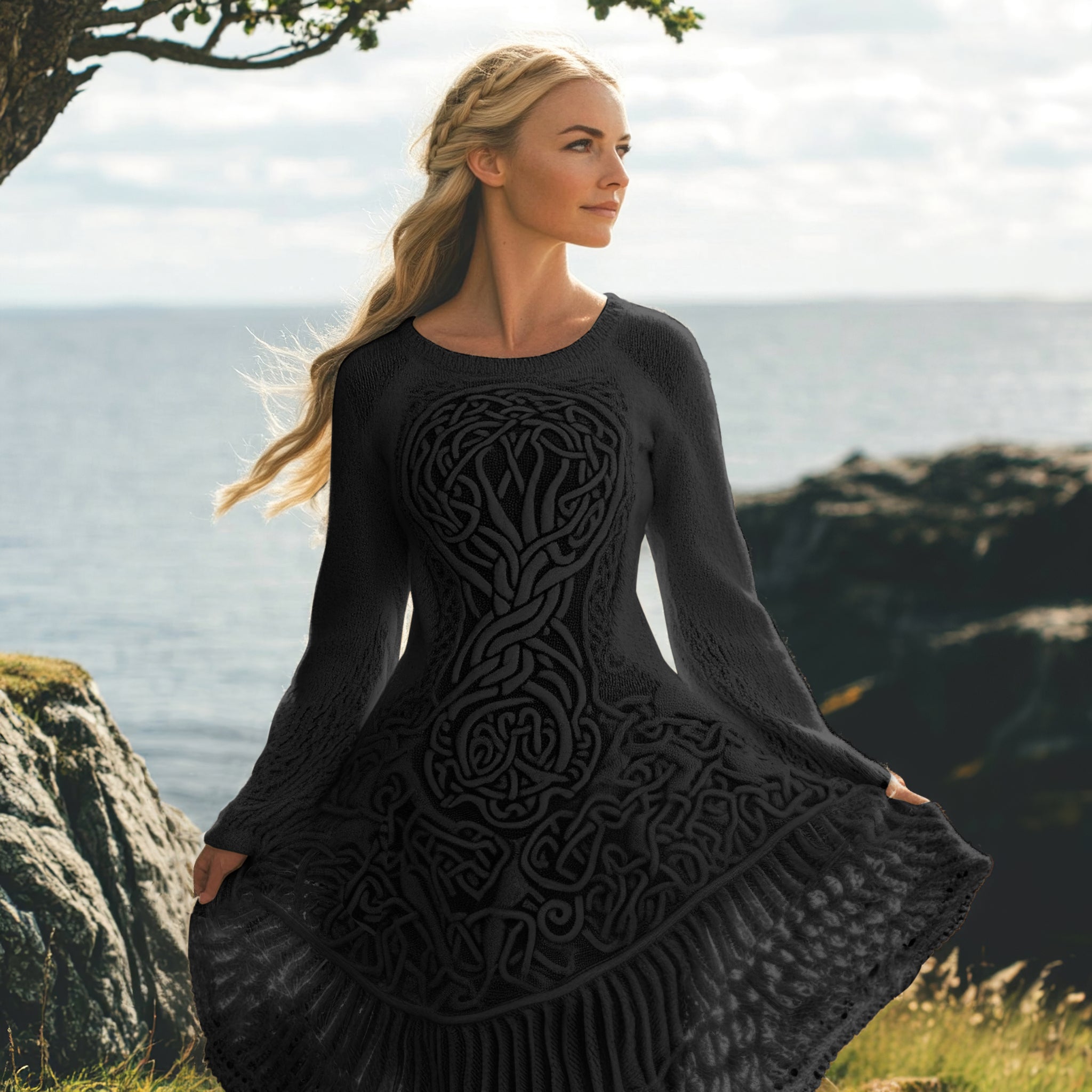 Textured Ribbed Sweater