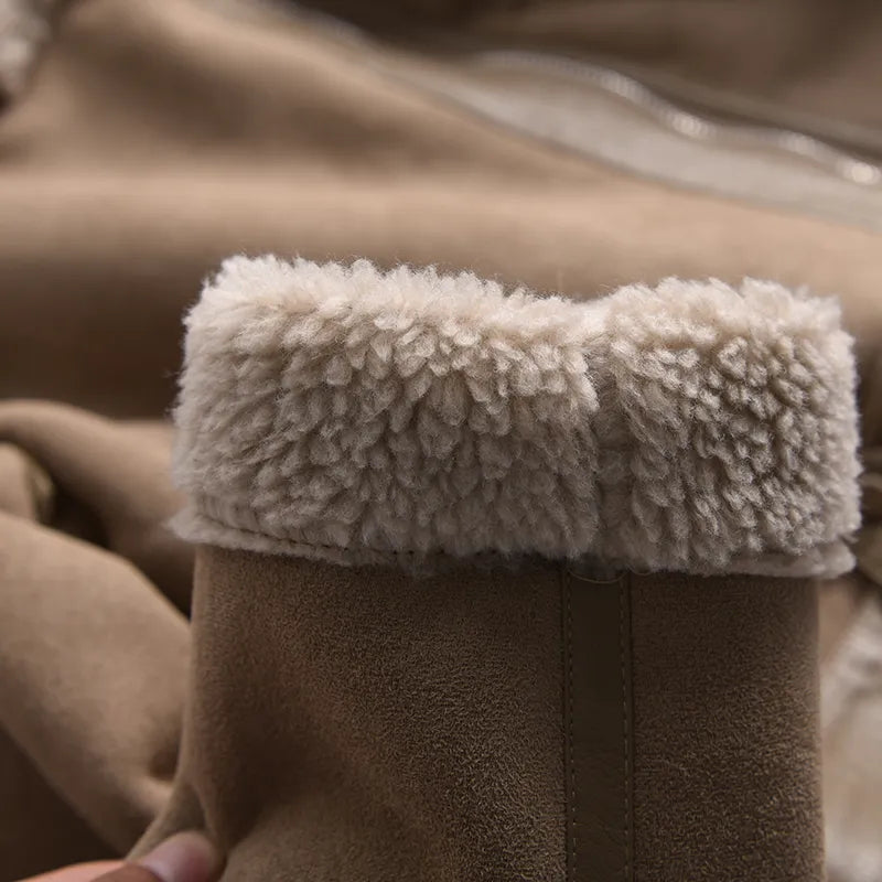 Layered Buttoned Coat
