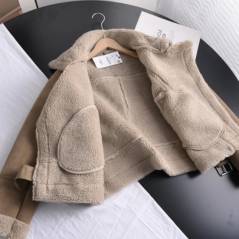 Layered Buttoned Coat