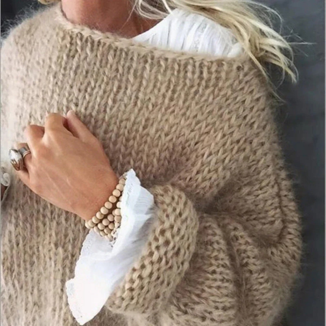 Relaxed V-Neck Sweater