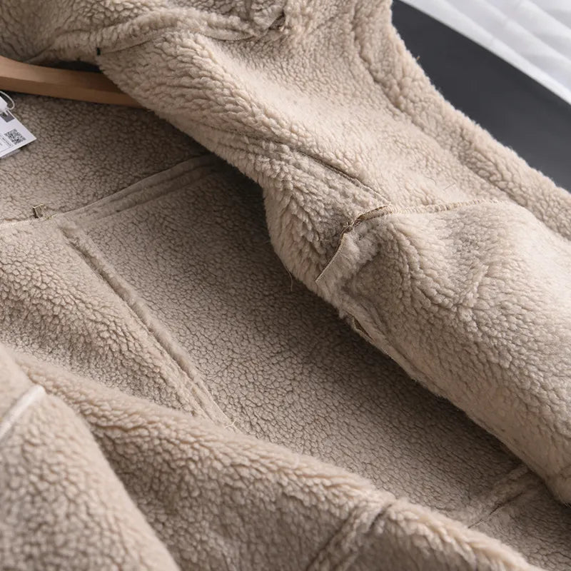 Layered Buttoned Coat
