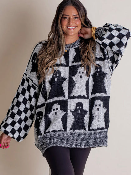 Relaxed Cropped Sweater