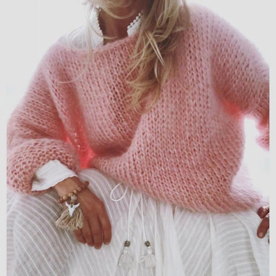 Relaxed V-Neck Sweater