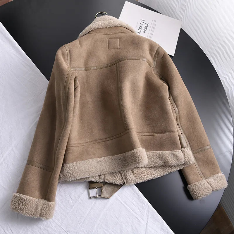 Layered Buttoned Coat