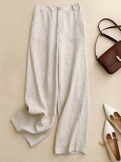 Soft Pleated Pants