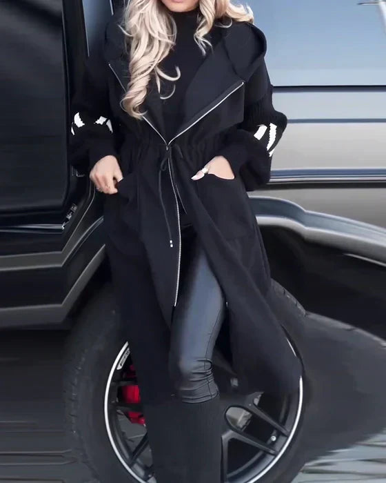Layered Longline Coat