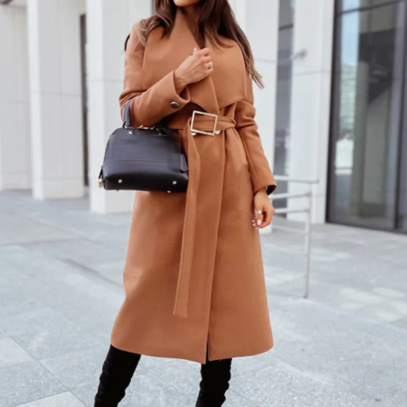 Warm Belted Coat