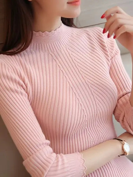 Casual Ribbed Sweater