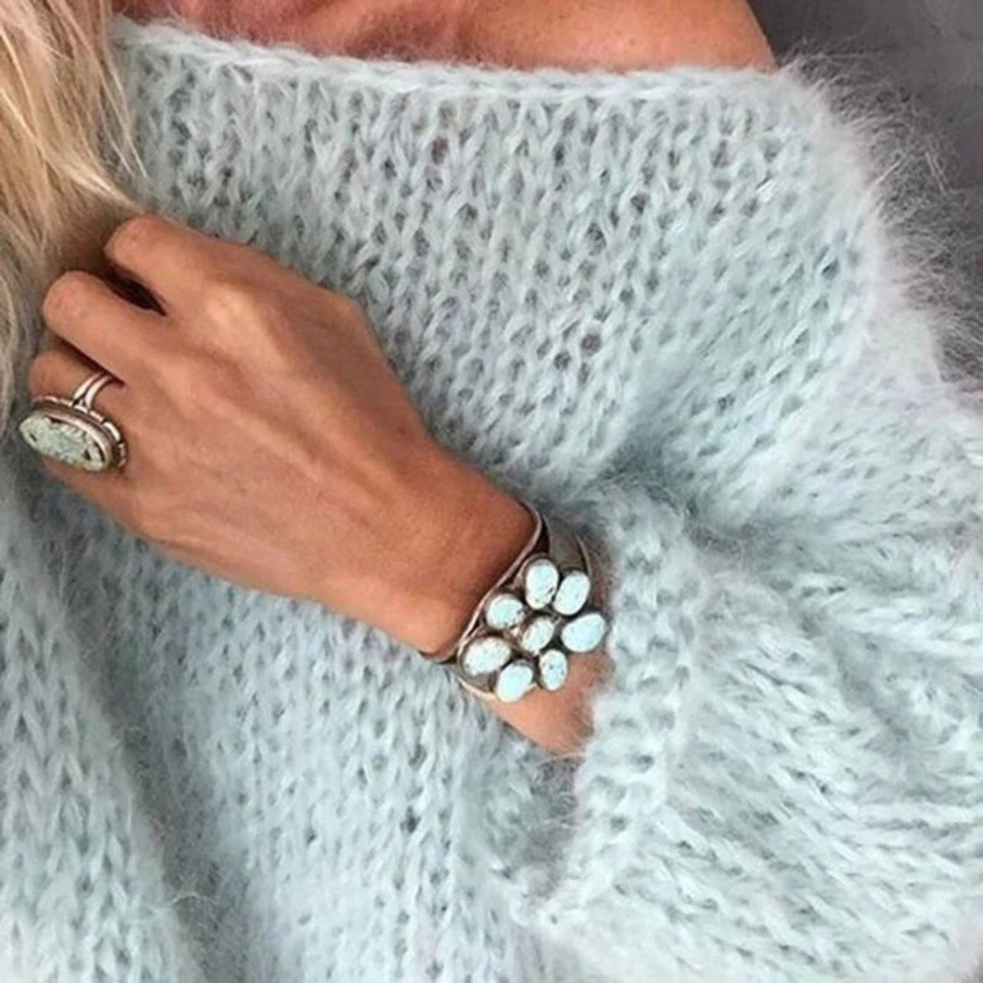 Relaxed V-Neck Sweater