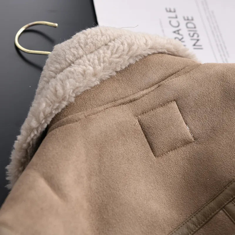 Layered Buttoned Coat