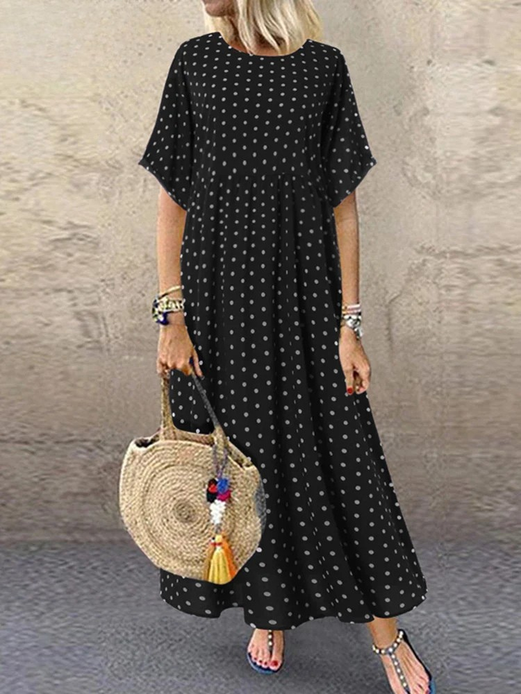Simple Embroidered Dress