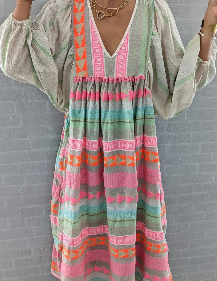 Resort V-Neck Dress