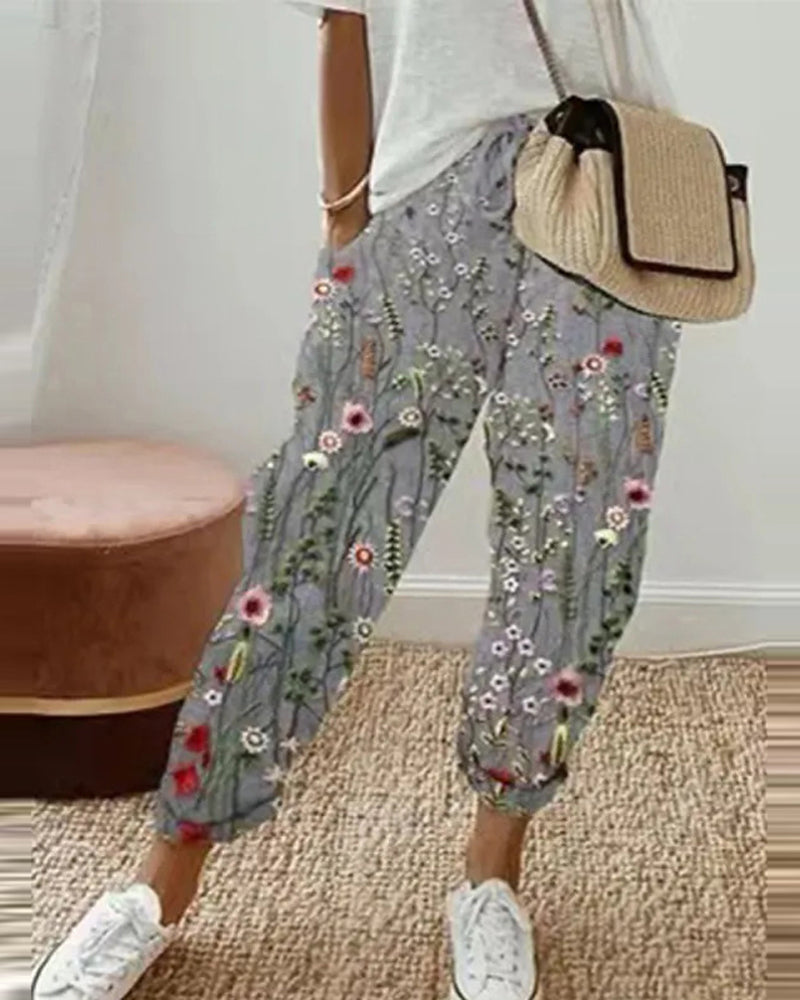 Classic Printed Pants