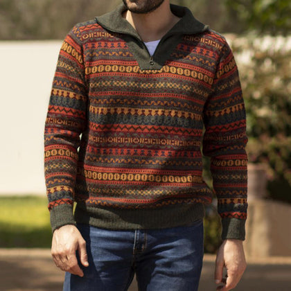 Warm Buttoned Sweater