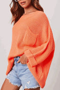 Textured Cropped Sweater
