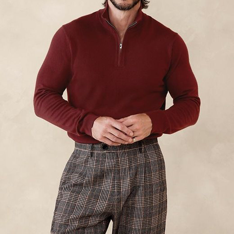 Textured Striped Sweater