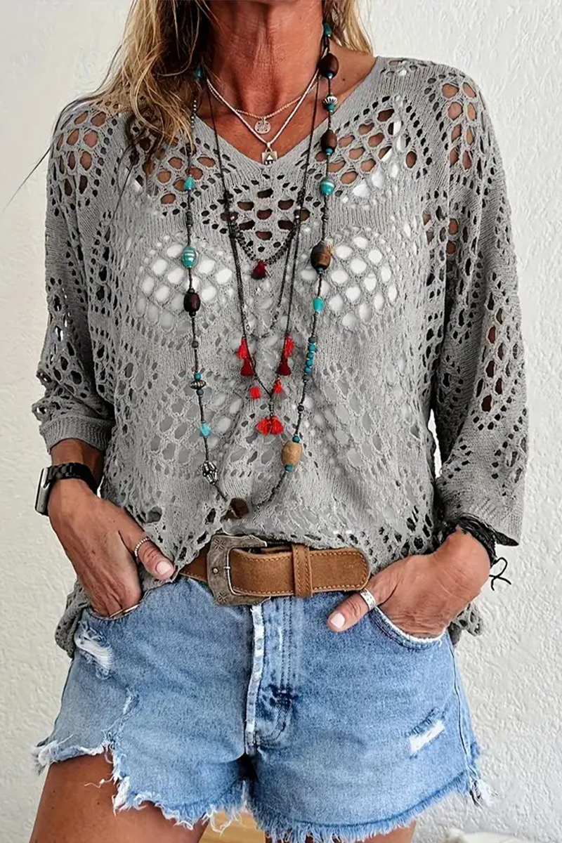 Warm V-Neck Sweater