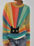 Casual Ribbed Sweater