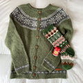 Casual Buttoned Sweater