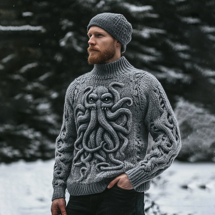 Warm Buttoned Sweater