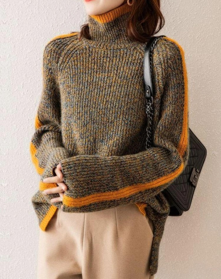 Warm Striped Sweater