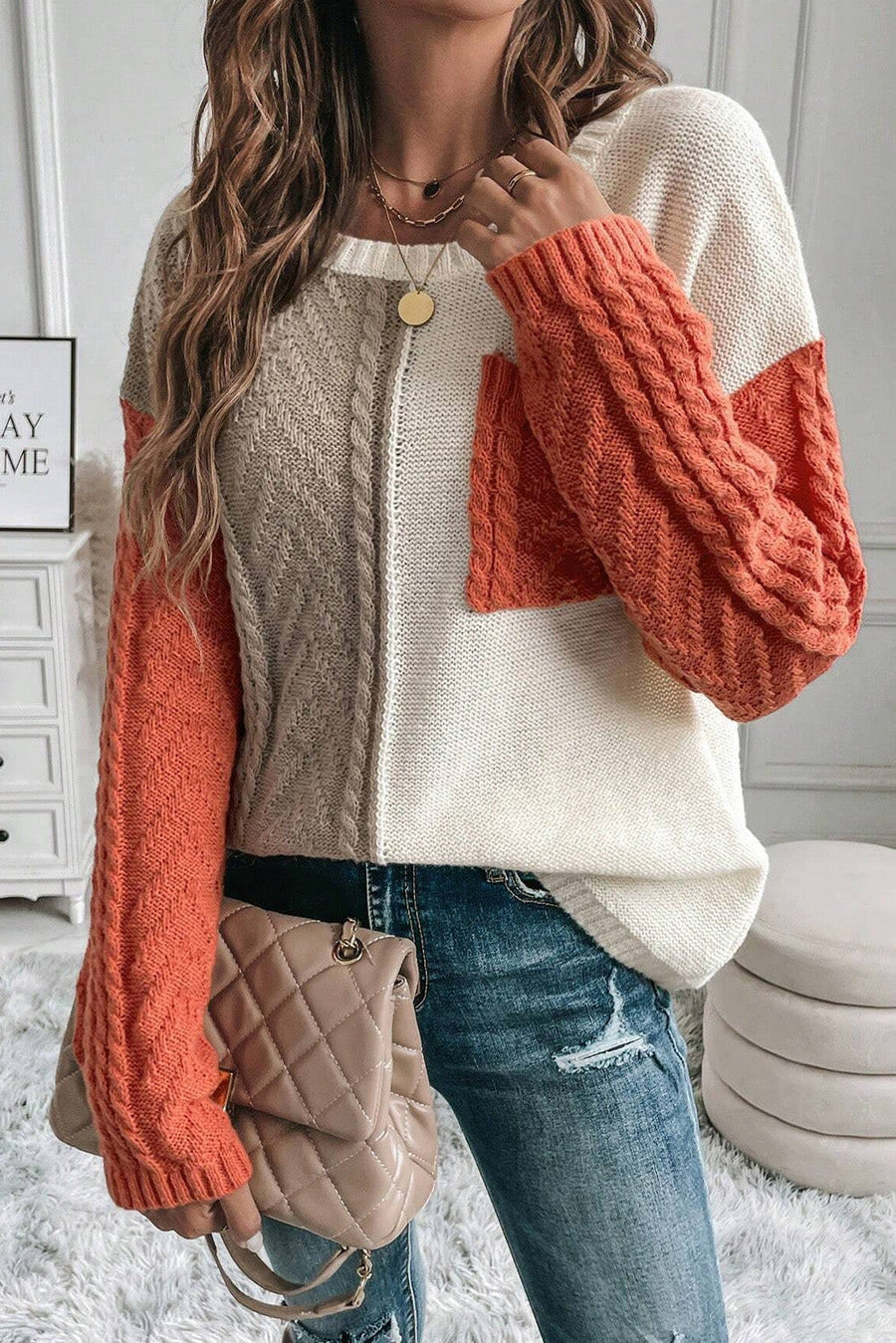 Warm Buttoned Sweater