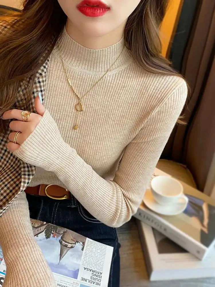 Casual Cropped Sweater