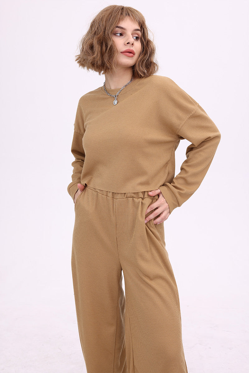 Relaxed Cropped Sweater