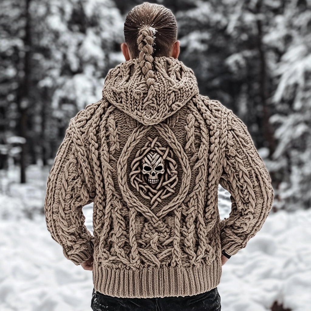 Textured Striped Sweater