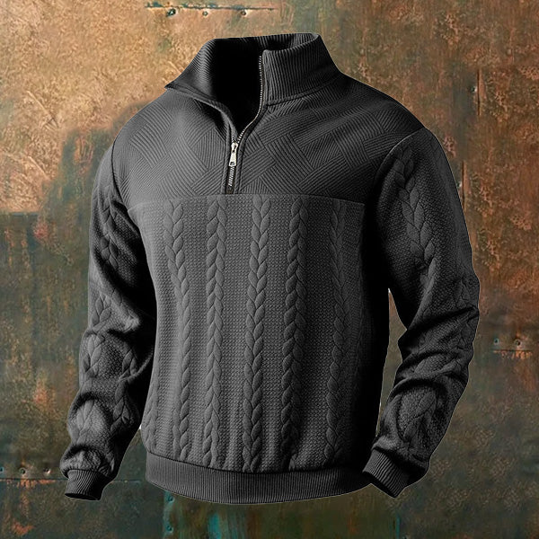 Textured Ribbed Sweater