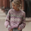 Textured V-Neck Sweater