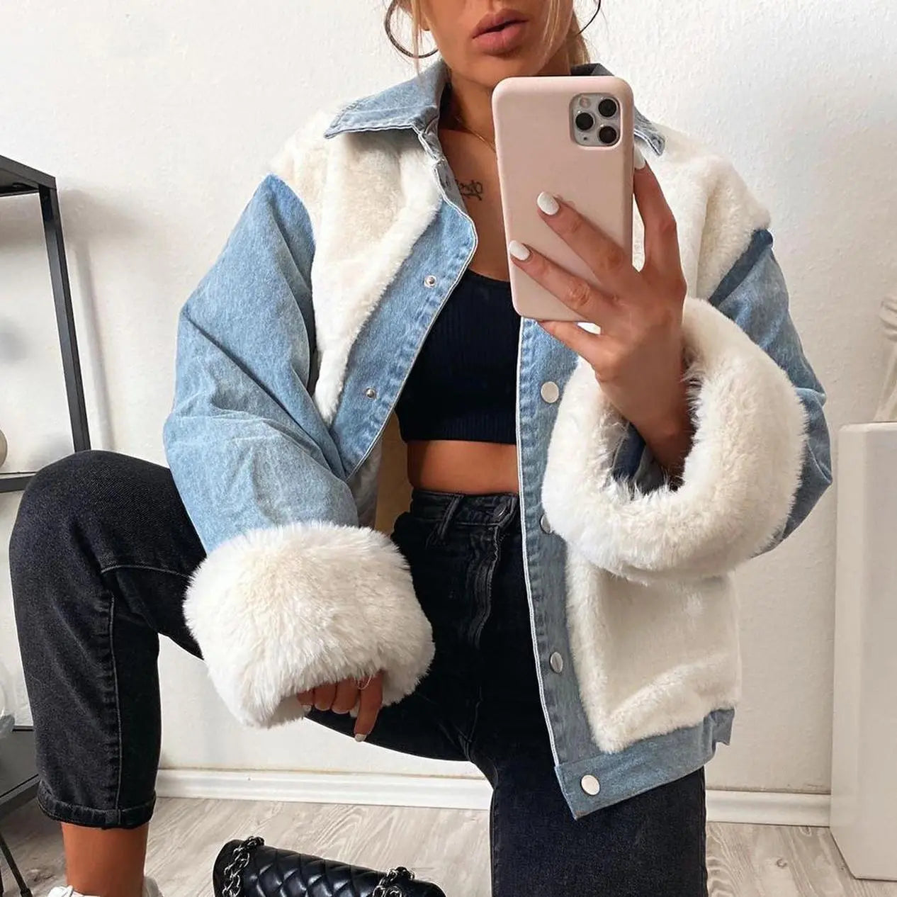 Elegant Hooded Coat