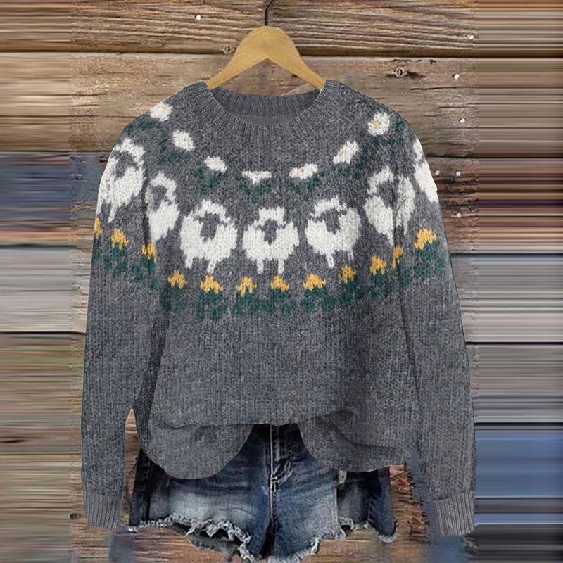 Textured Knit Sweater