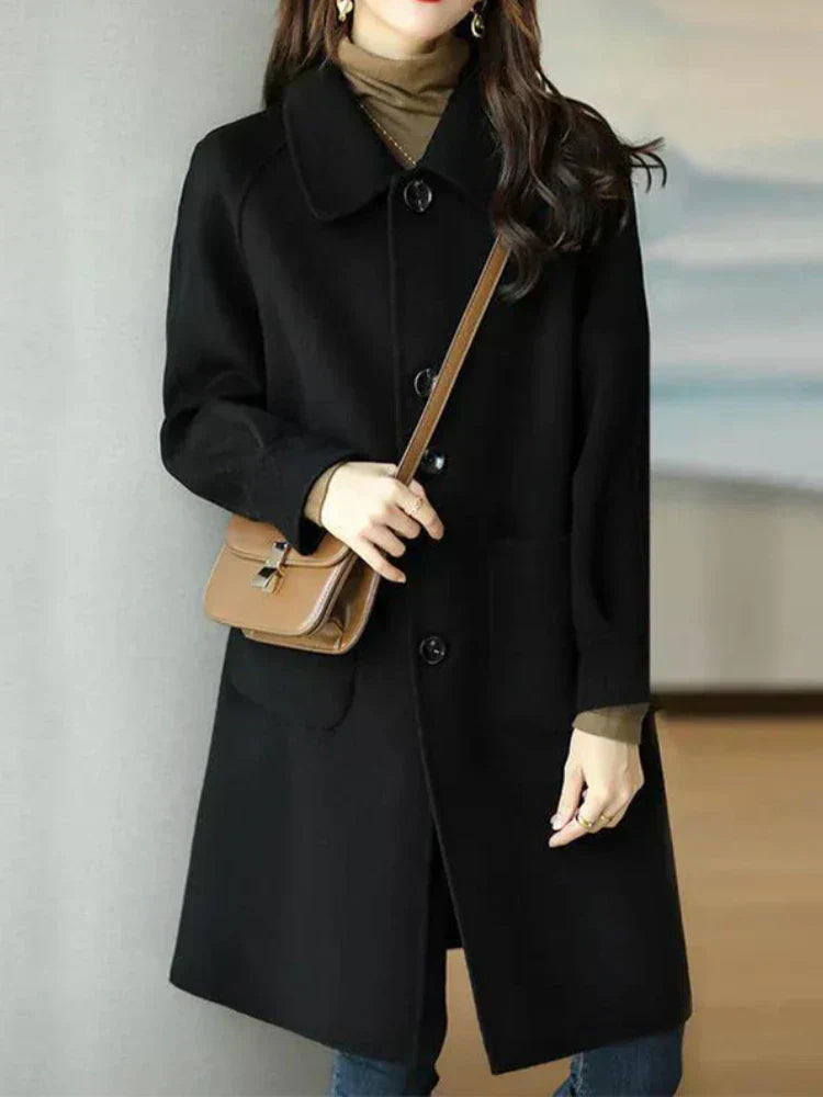 Warm Buttoned Coat
