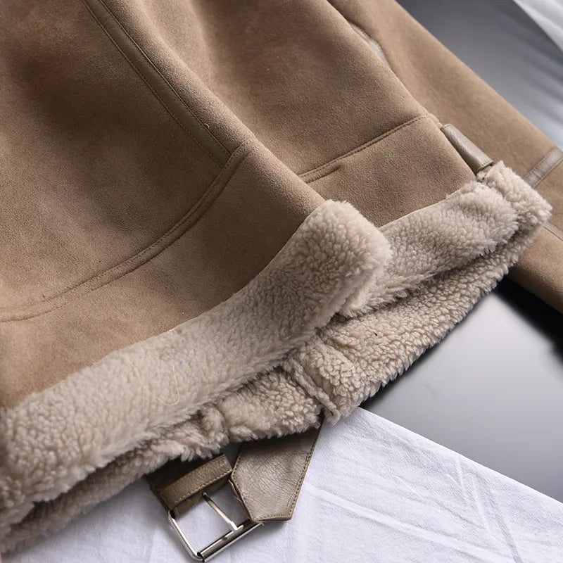 Layered Buttoned Coat