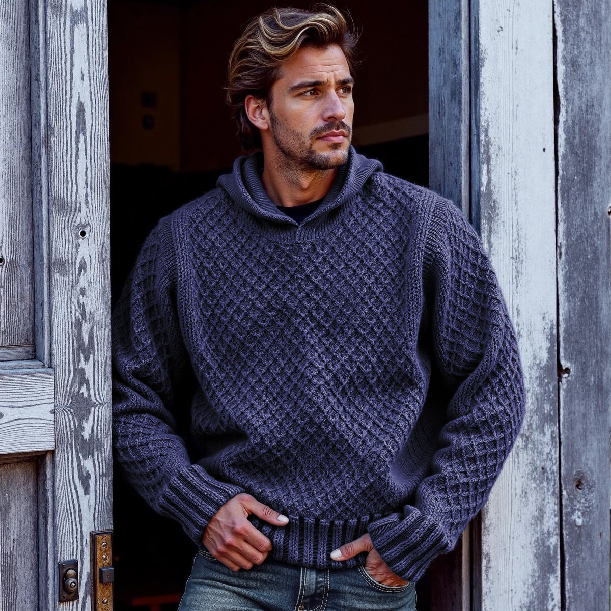 Warm V-Neck Sweater