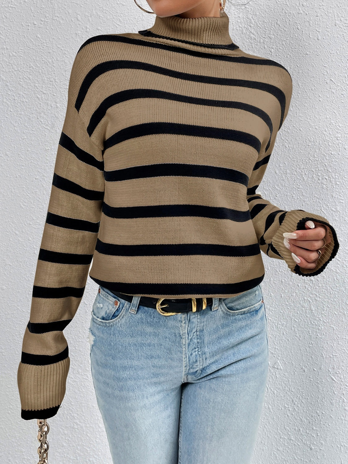 Textured Cable Sweater