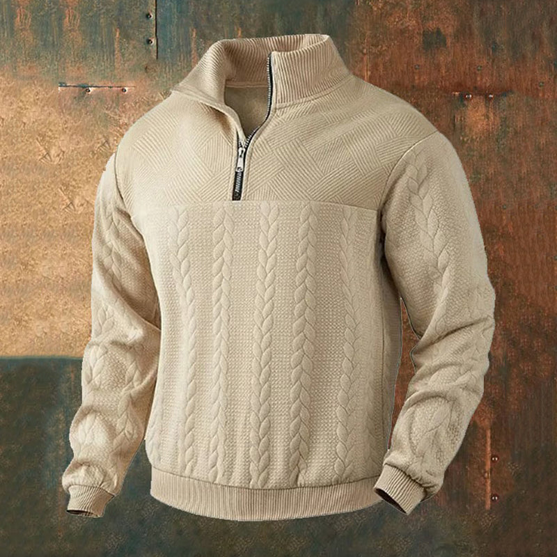 Textured Ribbed Sweater