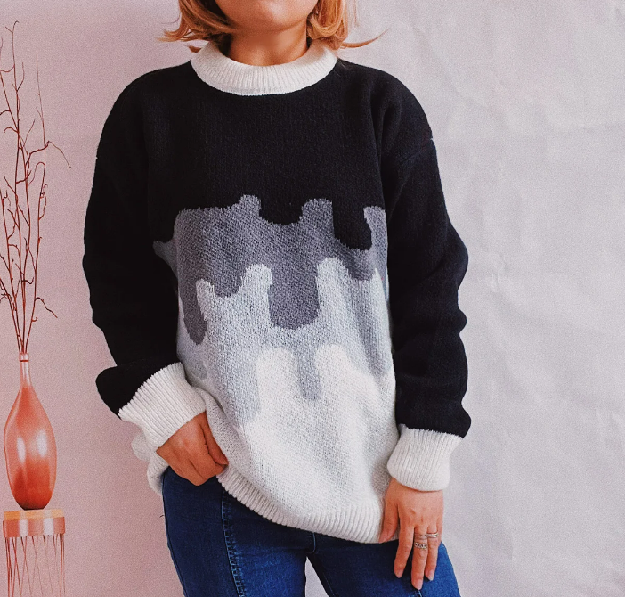 Textured Cable Sweater