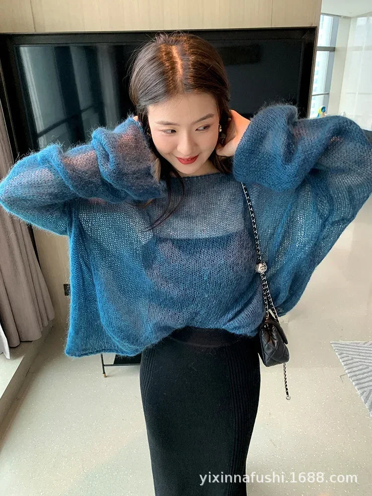 Textured Striped Sweater