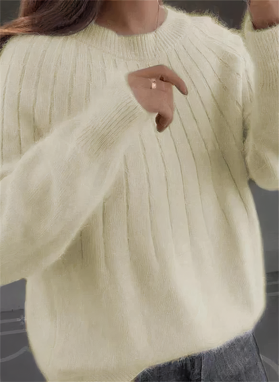 Weekend Buttoned Sweater