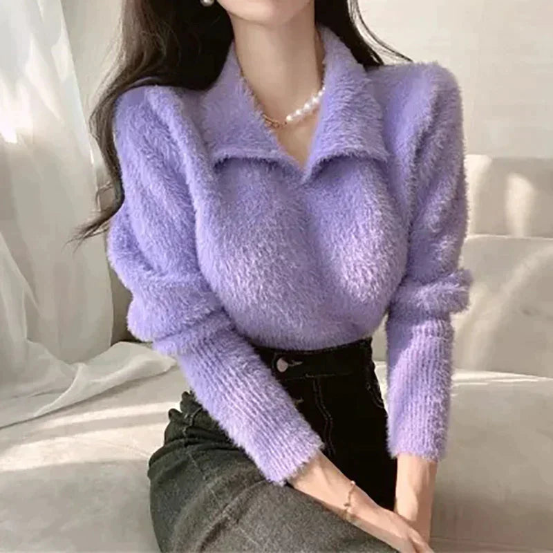 Soft Cropped Sweater