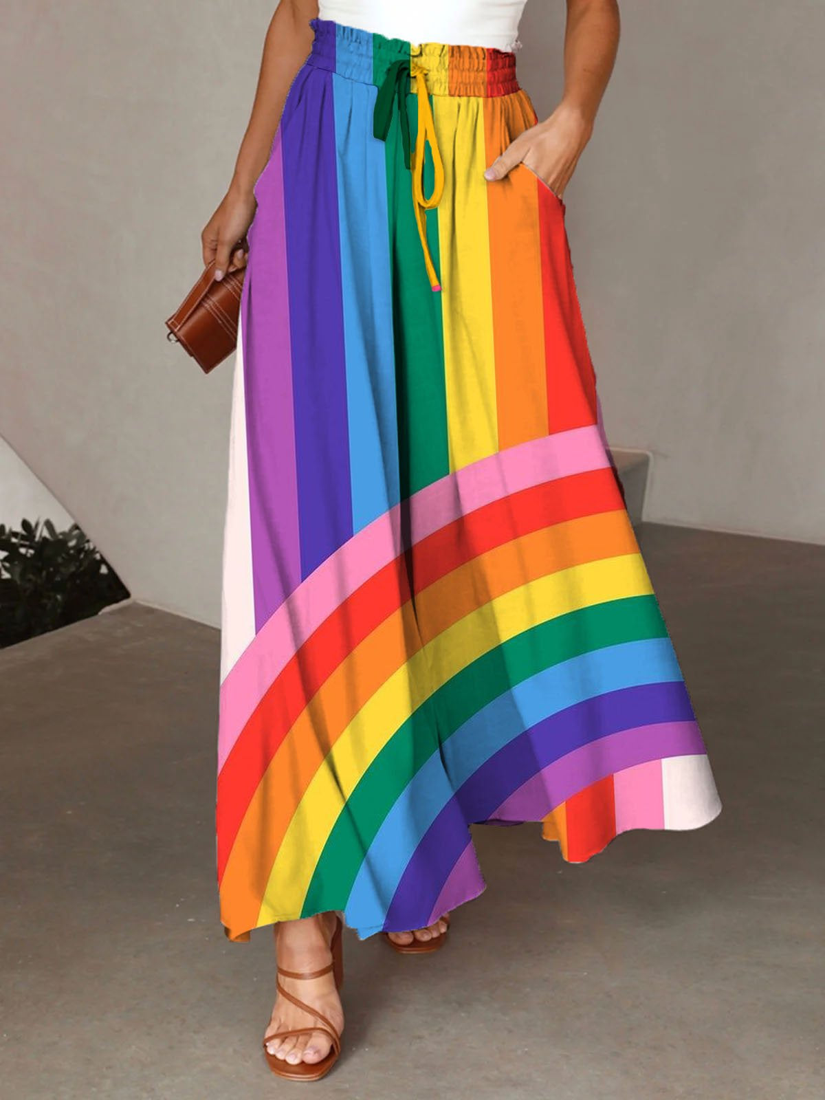 Travel Pleated Pants